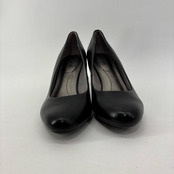 Life Stride Parigi Womens Size 9 Black Pump High Heels Round Toe Career - Picture 4 of 11